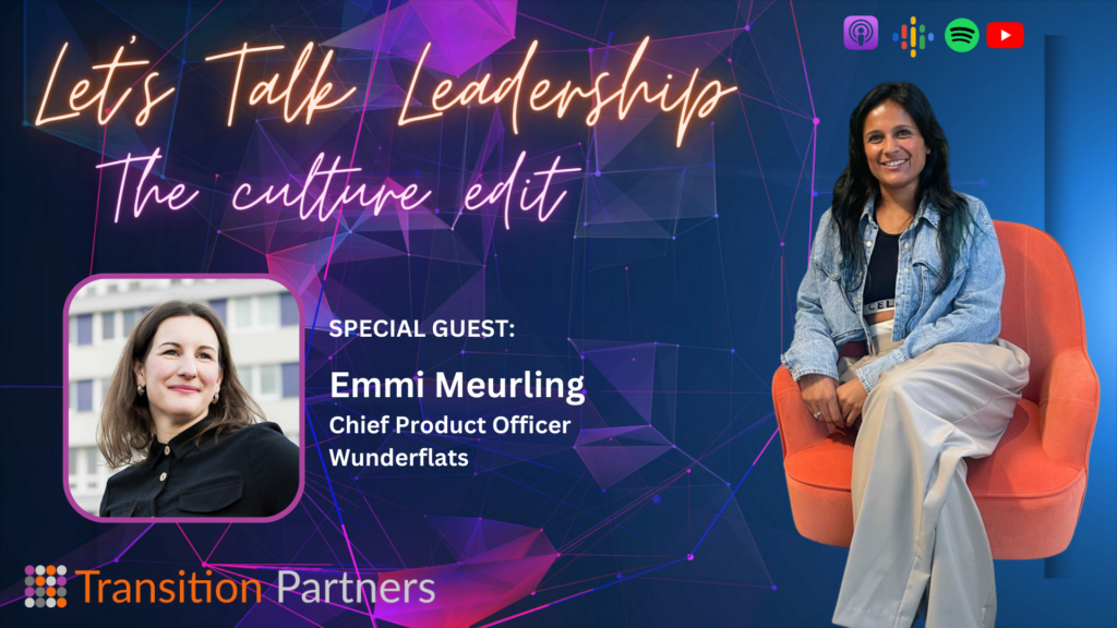 Wunderflats CEO Emmi Meurling was a special guest on the Let's Talk Leadership: The Culture Edit podcast with Sandra Pate. Cover image featuring the guest and the host.