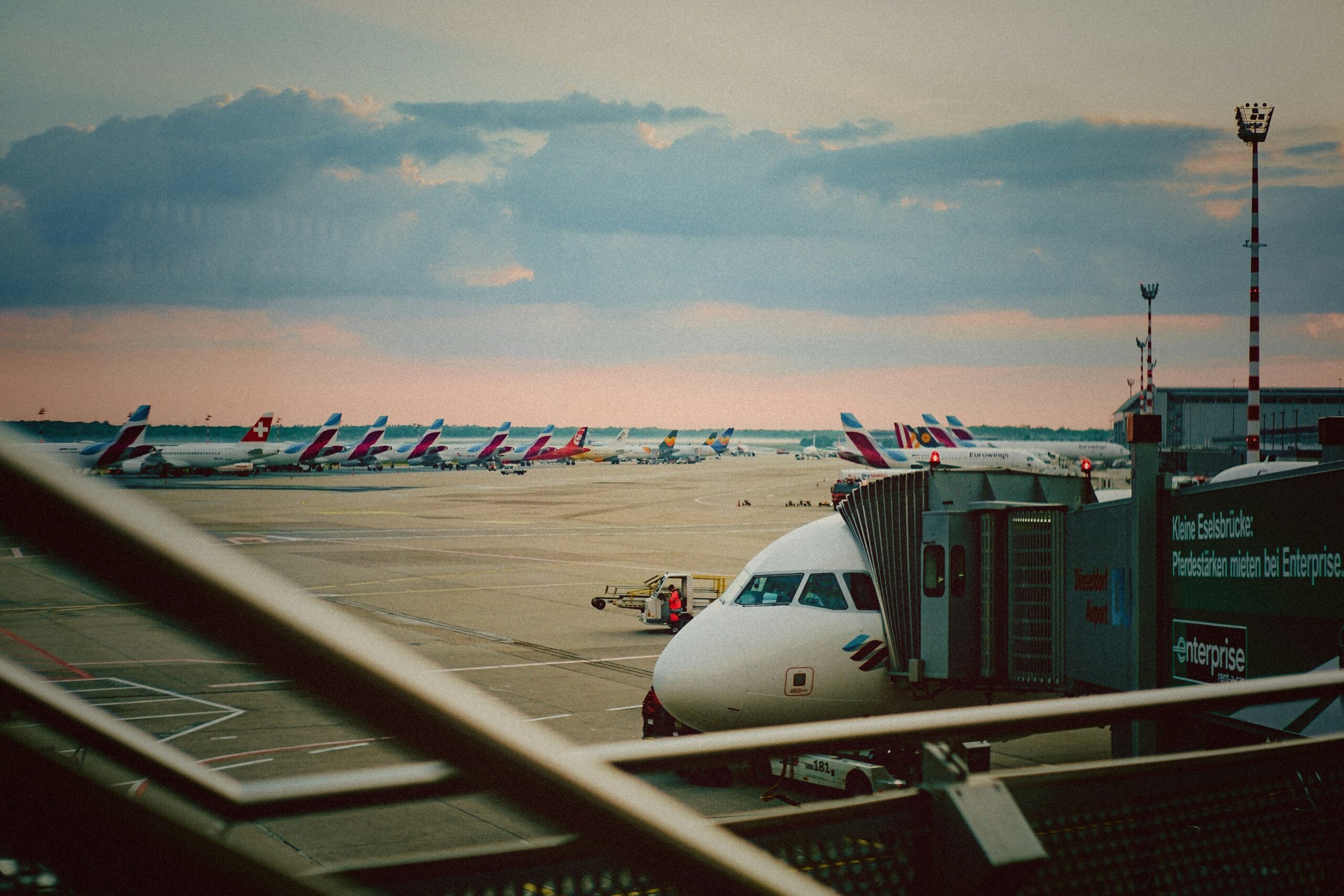 Plane at a German Airport